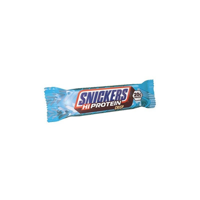 Snickers HI Protein Crisp Bar (12x55g) - Milk Chocolate Snickers HI Protein Crisp Bar (12x55g) - Milk Chocolate