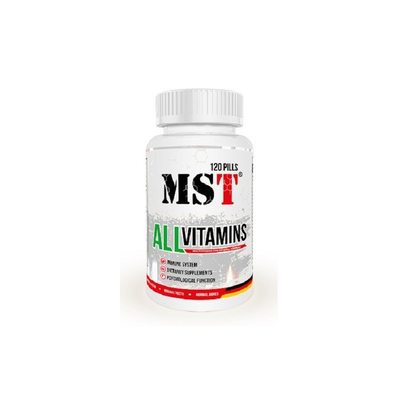 MST - All Vitamins 120 Tabl. MST - All Vitamins 120 Tabl.
