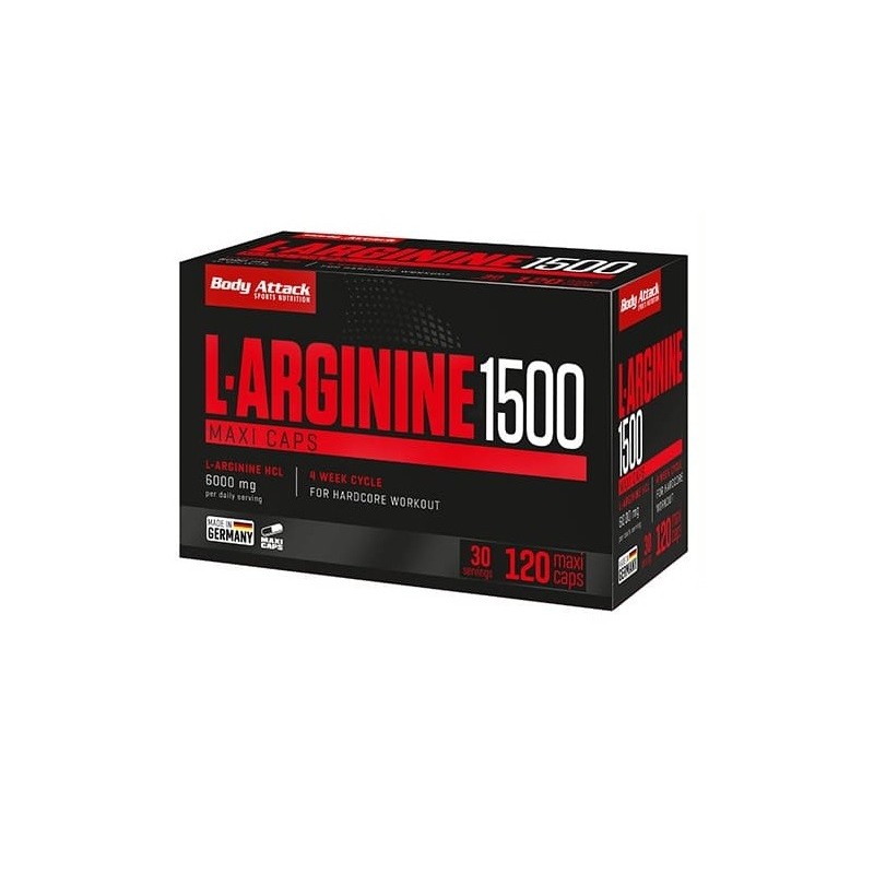 Body Attack L-Arginin 1500 120 Kapseln Body Attack L-Arginin 1500 120 Kapseln