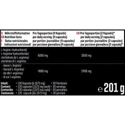 Body Attack L-Arginin 1500 120 Kapseln