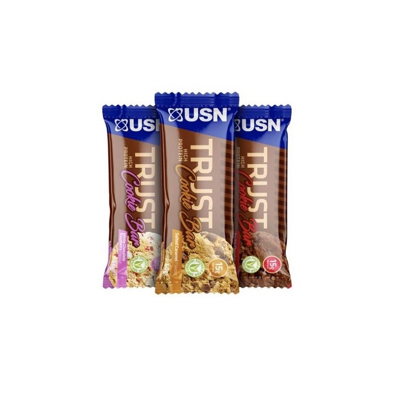 USN TRUST Cookie Bar 12x60g USN TRUST Cookie Bar 12x60g