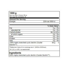 GN Cluster Dextrin - 1000g Dose