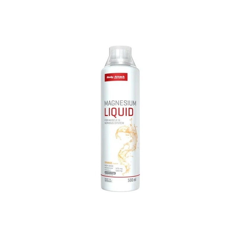 Body Attack Magnesium Liquid Orange 500ml Body Attack Magnesium Liquid Orange 500ml