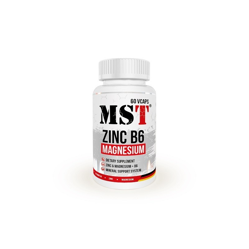 MST - Zinc + Magnesium + B6 60 vegane Caps MST - Zinc + Magnesium + B6 60 vegane Caps