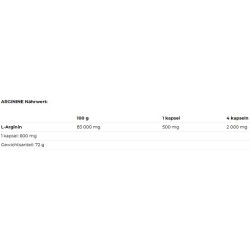 Nutrend Arginine 120 Kapseln