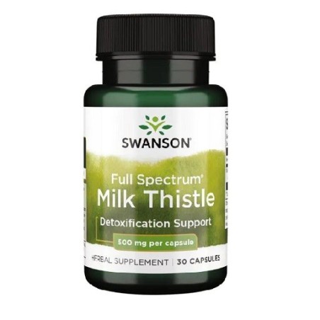 Swanson Milk Thistle 500mg 30 Kapseln