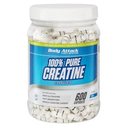 Body Attack 100% Pure Creatine 600 Kapseln