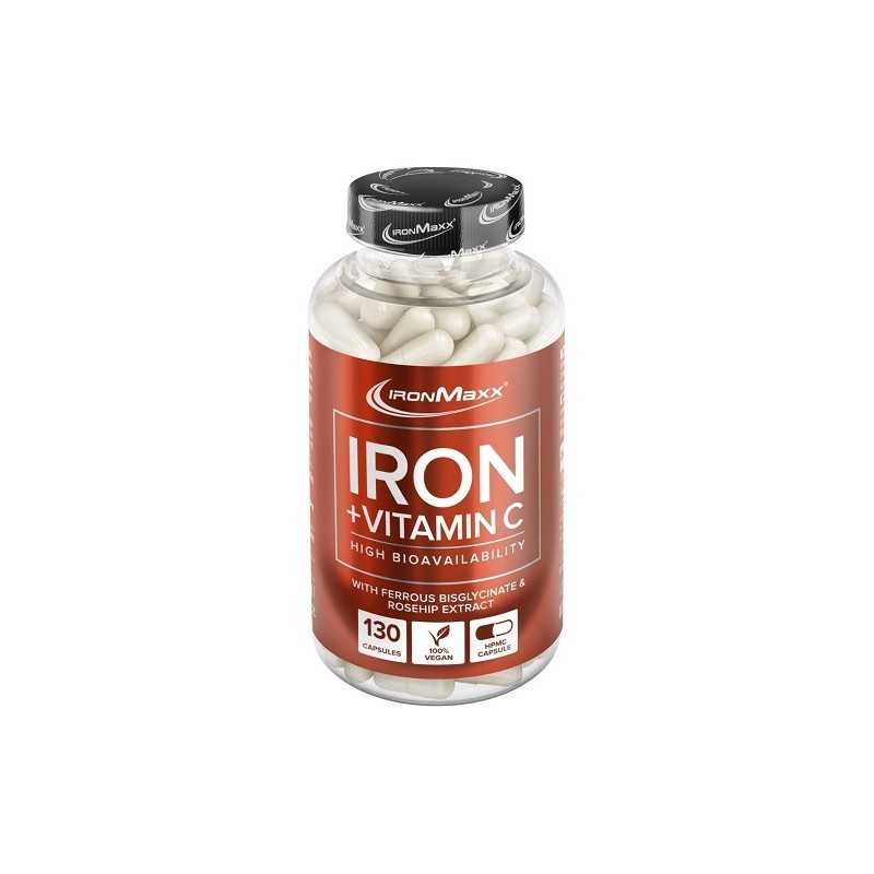 IronMaxx Eisen + Vitamin C - 130 Kapseln IronMaxx Eisen + Vitamin C - 130 Kapseln