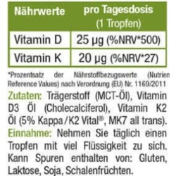 Sinob Vitamin D3 + K2 Tropfen 10ml