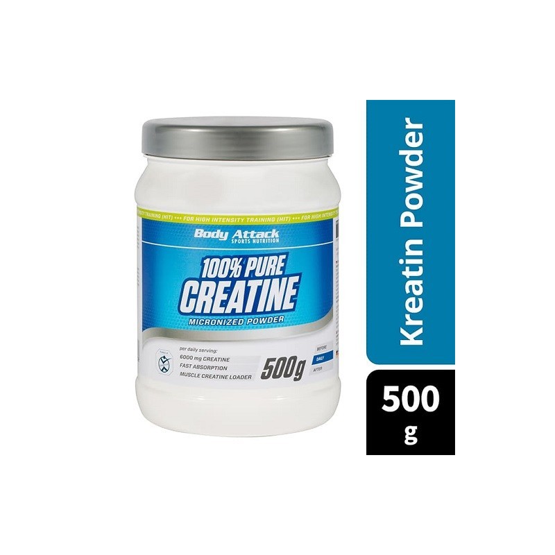 Body Attack 100% Pure Creatine 500g Body Attack 100% Pure Creatine 500g