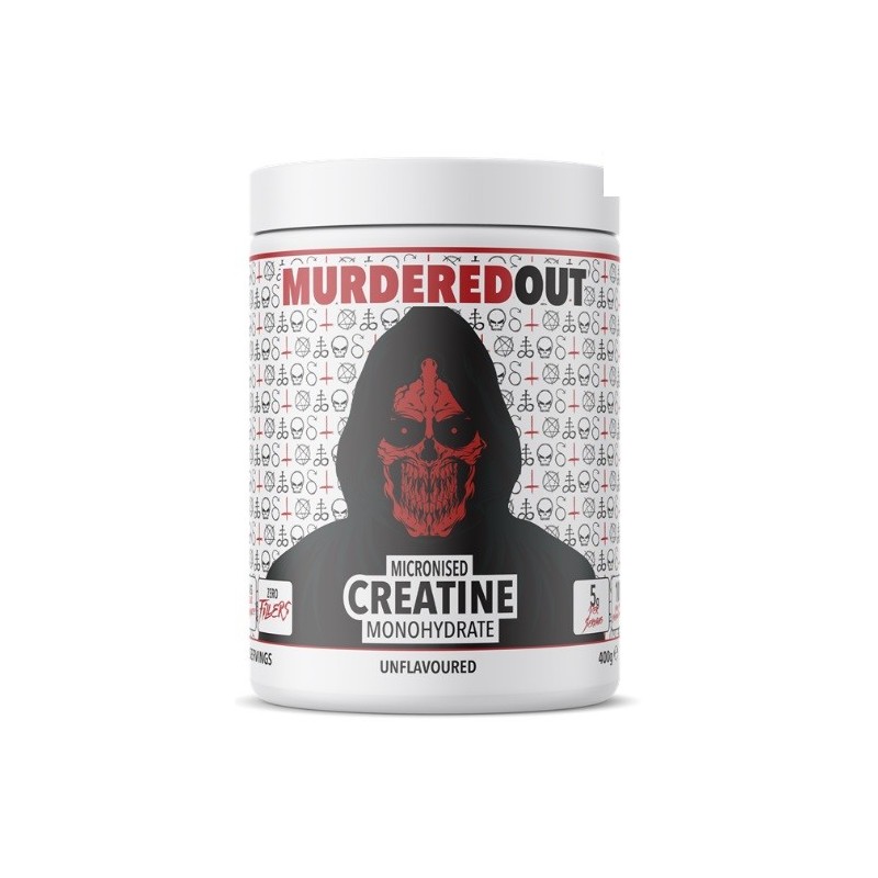 Murdered Out Micronised Creatine Monohydrate 400g Murdered Out Micronised Creatine Monohydrate 400g