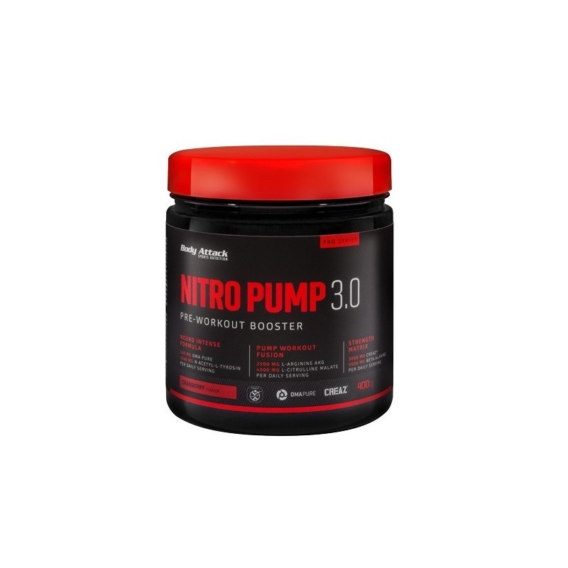 Body Attack Nitro Pump 3.0 - 400g Body Attack Nitro Pump 3.0 - 400g