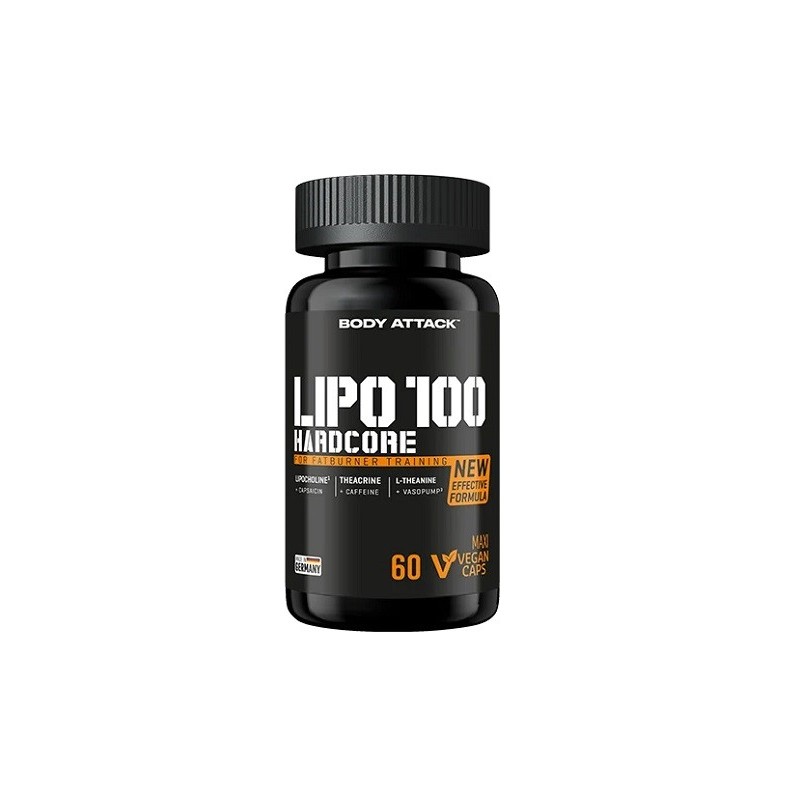 Body Attack LIPO 100-HARDCORE - 60 Caps Body Attack LIPO 100-HARDCORE - 60 Caps