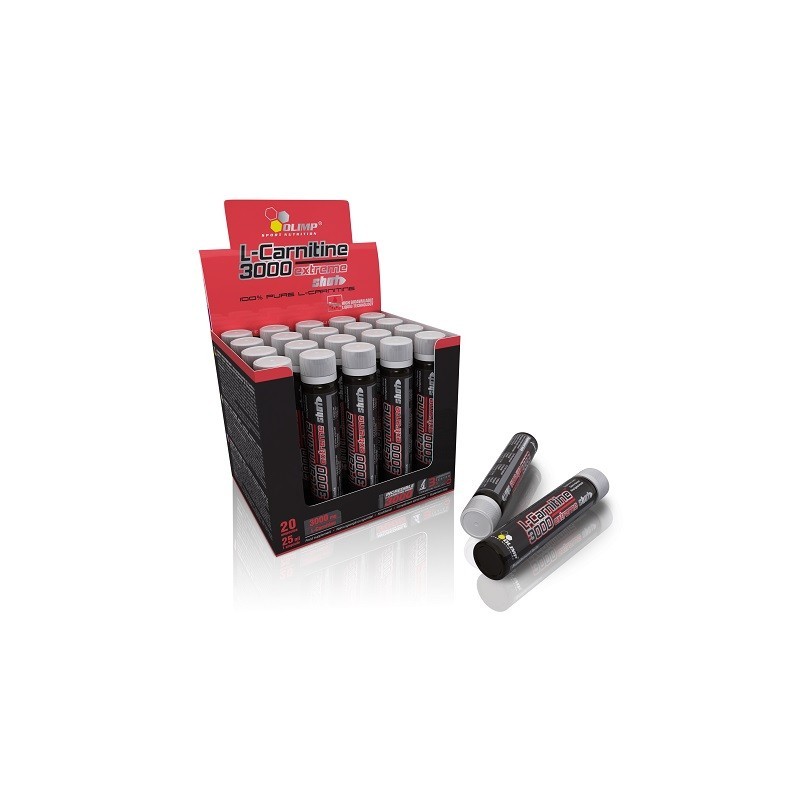 Olimp L-Carnitine 3000 Extreme Shot (25ml) - 20 Ampullen Kirsche Olimp L-Carnitine 3000 Extreme Shot (25ml) - 20 Ampullen Kirsche