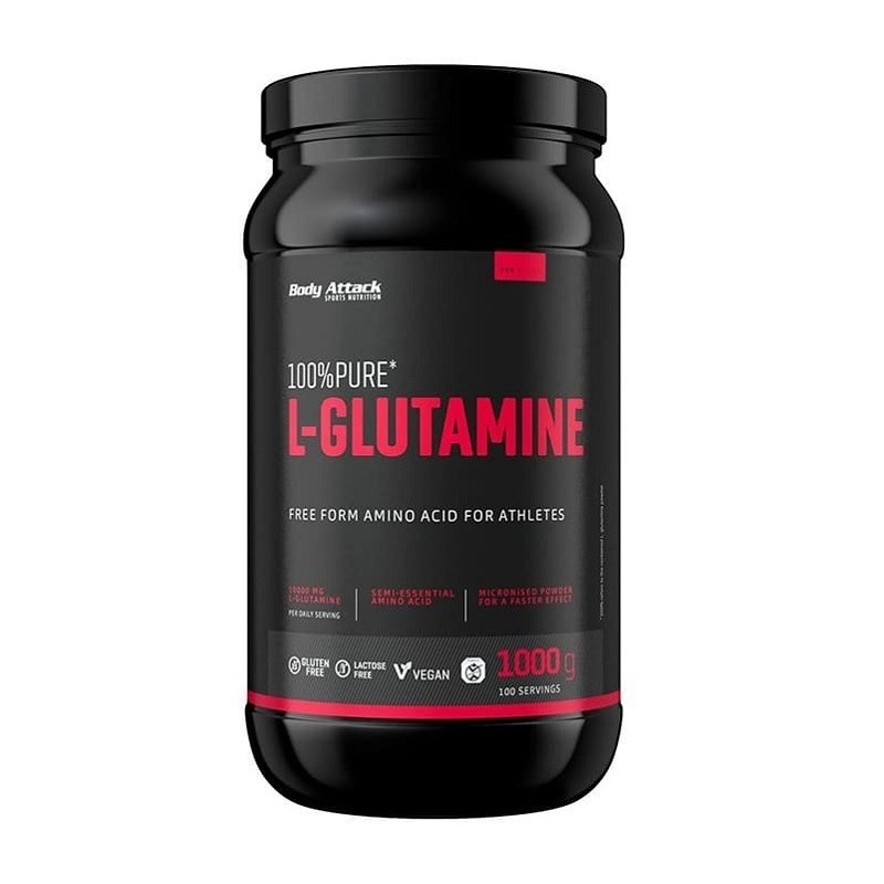 Body Attack Pure L-Glutamine 1kg Body Attack Pure L-Glutamine 1kg