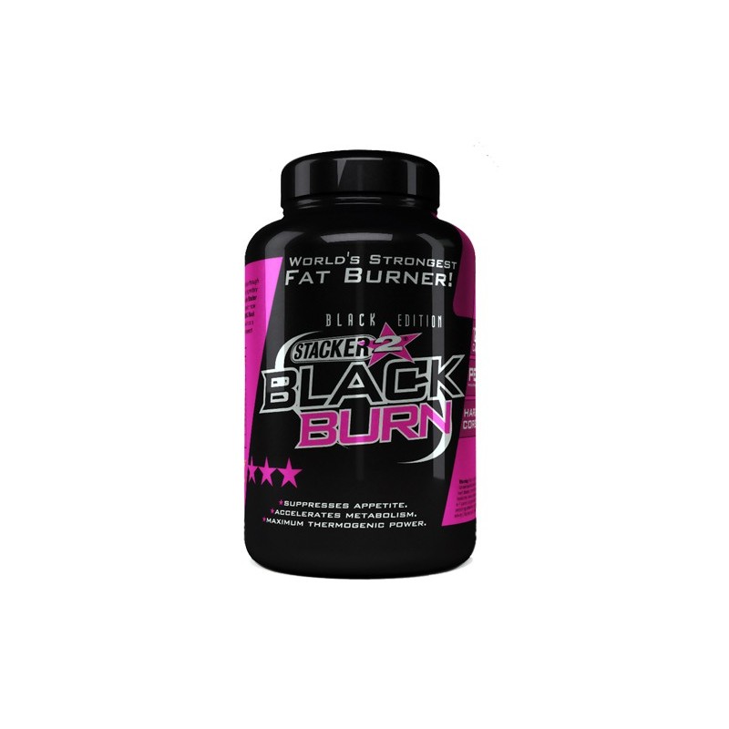 Stacker2 Black Burn Fatburner - 120 Kapseln Stacker2 Black Burn Fatburner - 120 Kapseln