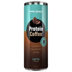 Body Attack Protein Coffee - Cafe Latte (12*250ml)