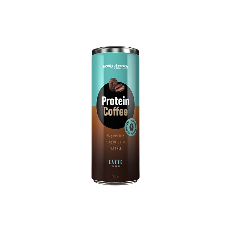 Body Attack Protein Coffee - Cafe Latte (12*250ml) Body Attack Protein Coffee - Cafe Latte (12*250ml)