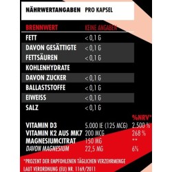 Big Zone Vitamin D3 + K2 90 Kapseln