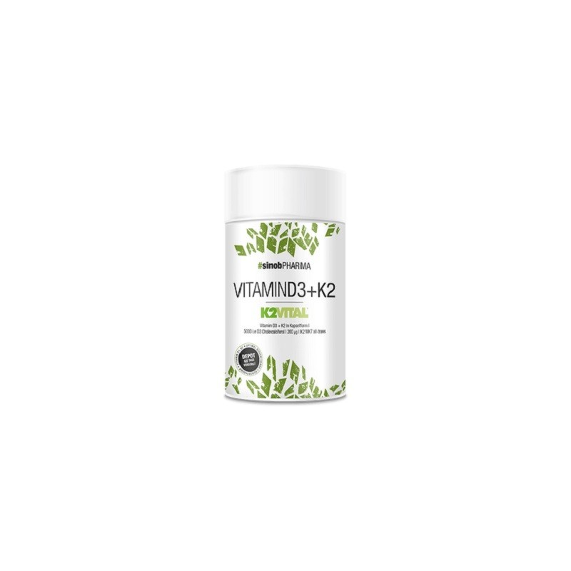 Sinob Vitamin D3 + K2 60 Kapseln Sinob Vitamin D3 + K2 60 Kapseln