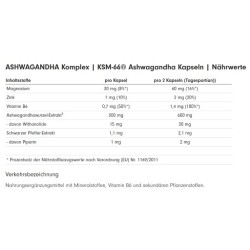 ProFuel Ashwagandha Komplex KSM-66 120 Kapseln