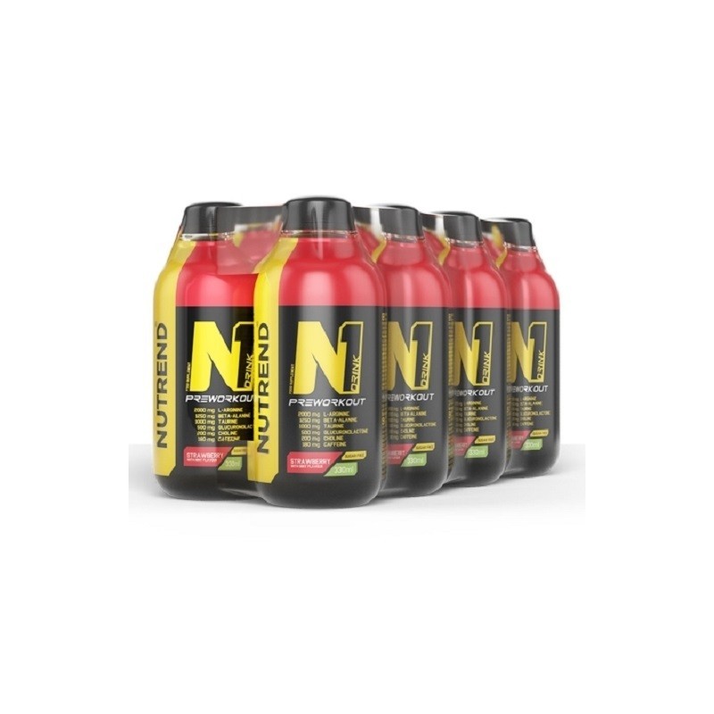 Nutrend N1 Preworkout Drink 8x330ml Nutrend N1 Preworkout Drink 8x330ml