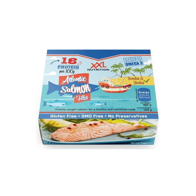XXL Nutrition Lachsfilet 160g XXL Nutrition Lachsfilet 160g