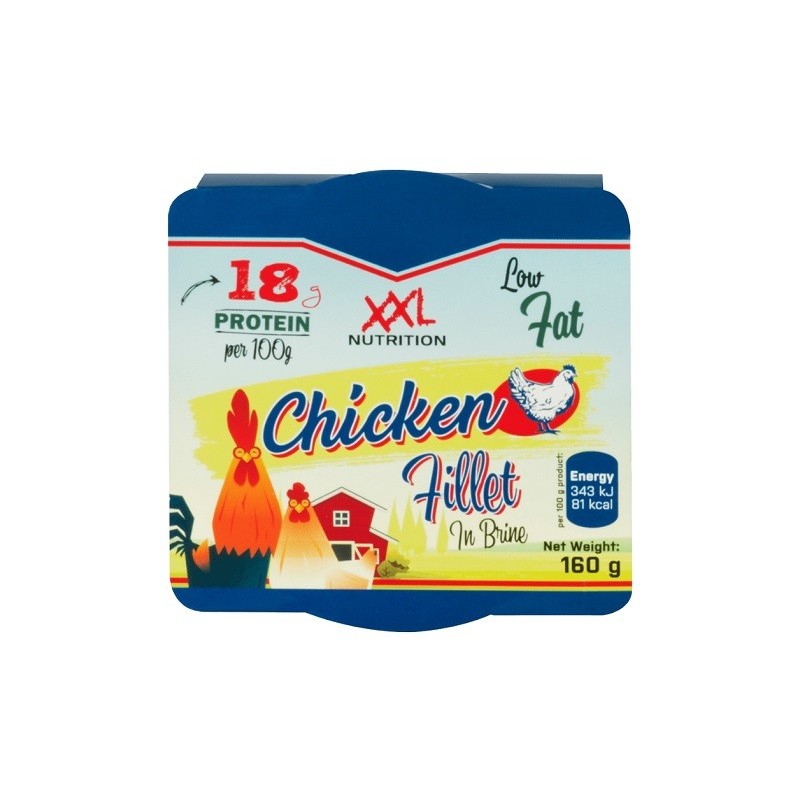 XXL Nutrition Hähnchenbrustfilet 160g XXL Nutrition Hähnchenbrustfilet 160g