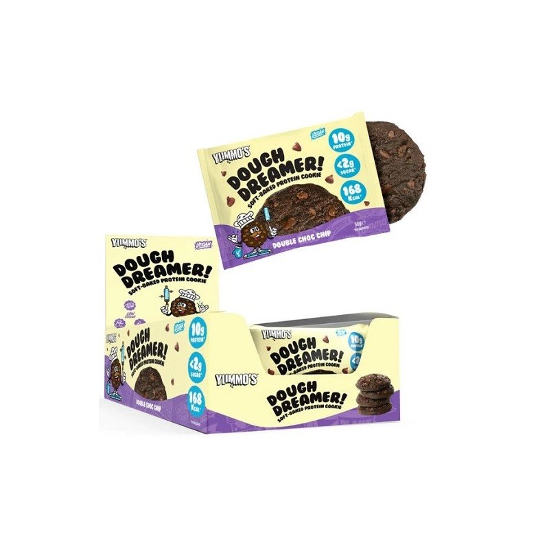 Yummo's Dough Dreamer VEGAN Protein Cookie 12x50g Yummo's Dough Dreamer VEGAN Protein Cookie 12x50g