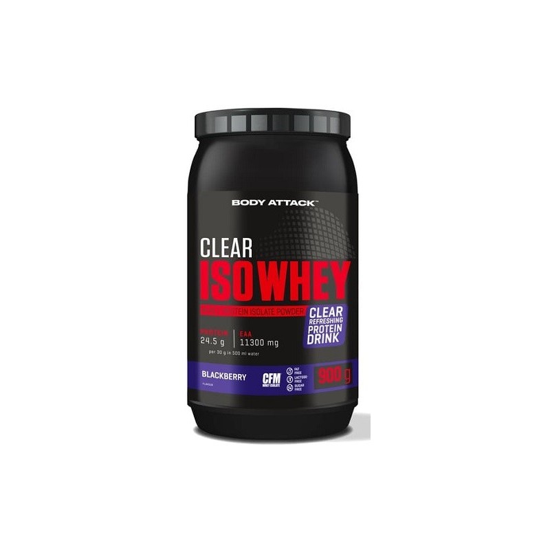 Body Attack Clear Iso Whey 900g Body Attack Clear Iso Whey 900g