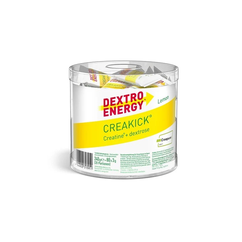 Dextro Energy Creakick Lemon 80x3g Dose Dextro Energy Creakick Lemon 80x3g Dose