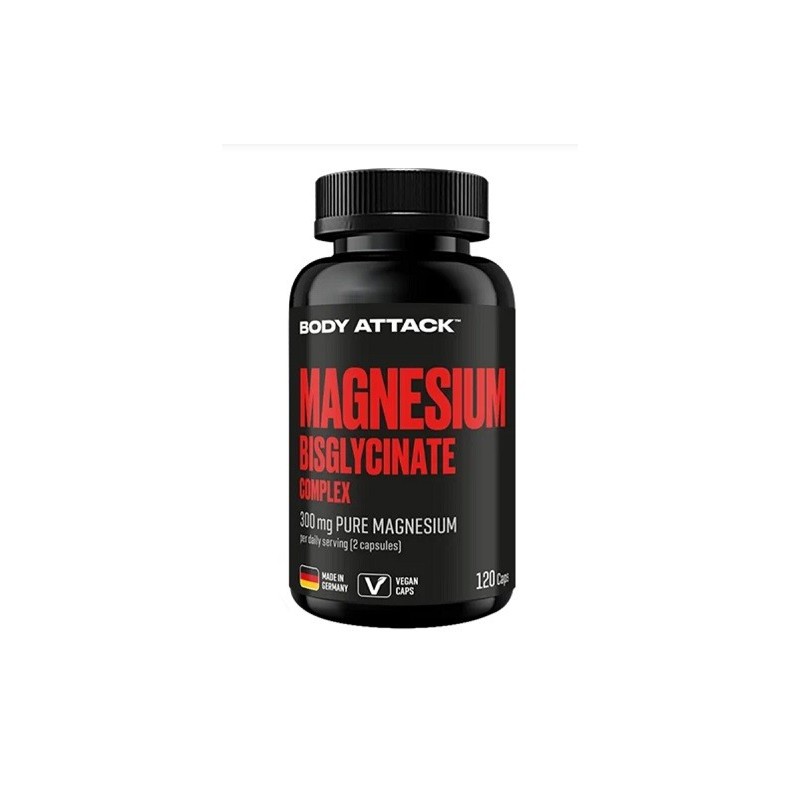 Body Attack Magnesium Bisglycinat 120 Kapseln Body Attack Magnesium Bisglycinat 120 Kapseln