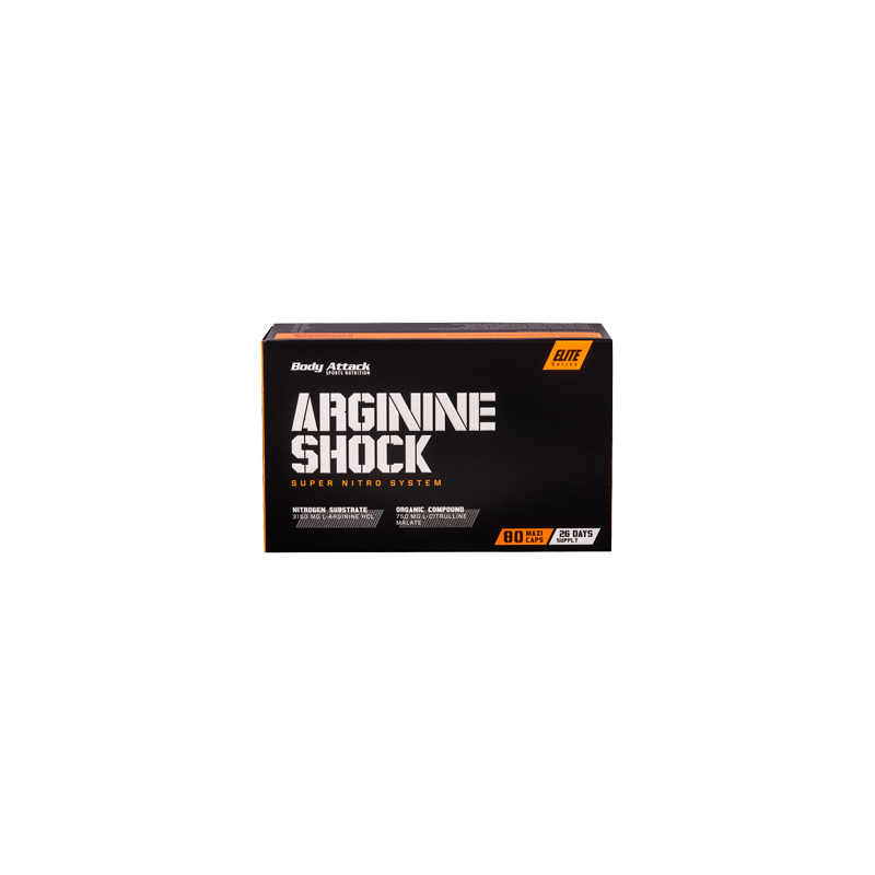 Body Attack Arginine Shock - 80 Kapseln Body Attack Arginine Shock - 80 Kapseln