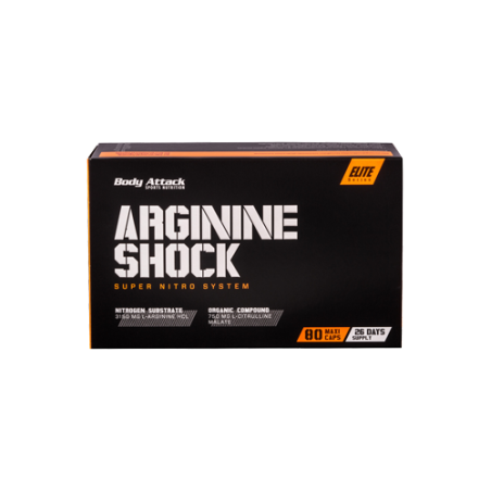 Body Attack Arginine Shock - 80 Kapseln
