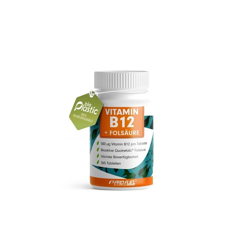 ProFuel Vitamin B12 + Folsäure 365 Tabletten ProFuel Vitamin B12 + Folsäure 365 Tabletten