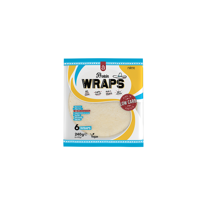 Nanosupps Protein Wraps 12x240g Nanosupps Protein Wraps 12x240g