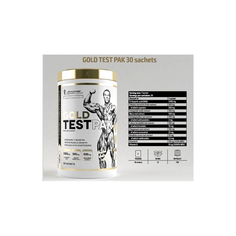 Kevin Levrone Gold Test Pak 30 Sachets Kevin Levrone Gold Test Pak 30 Sachets