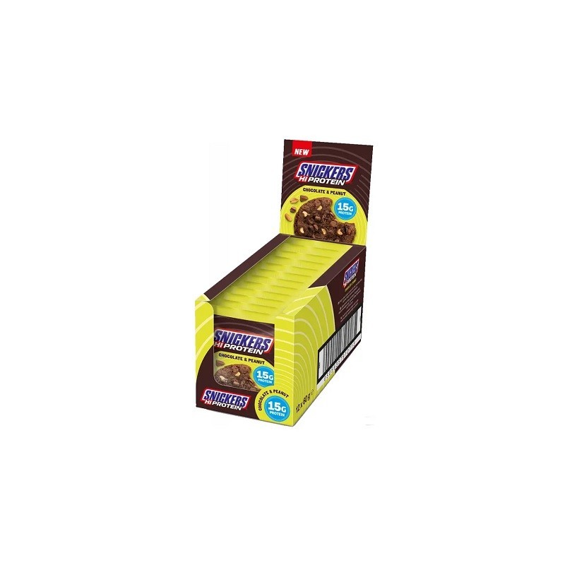 Snickers High Protein Cookie 12x60g Snickers High Protein Cookie 12x60g