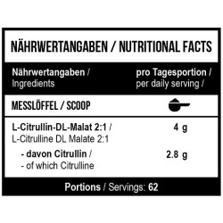 MST - Citrulline 2:1 -  250g neutral