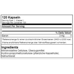 GN Boron Health Line 120 Kapseln