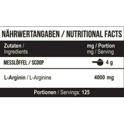 MST - Arginine RAW 500g
