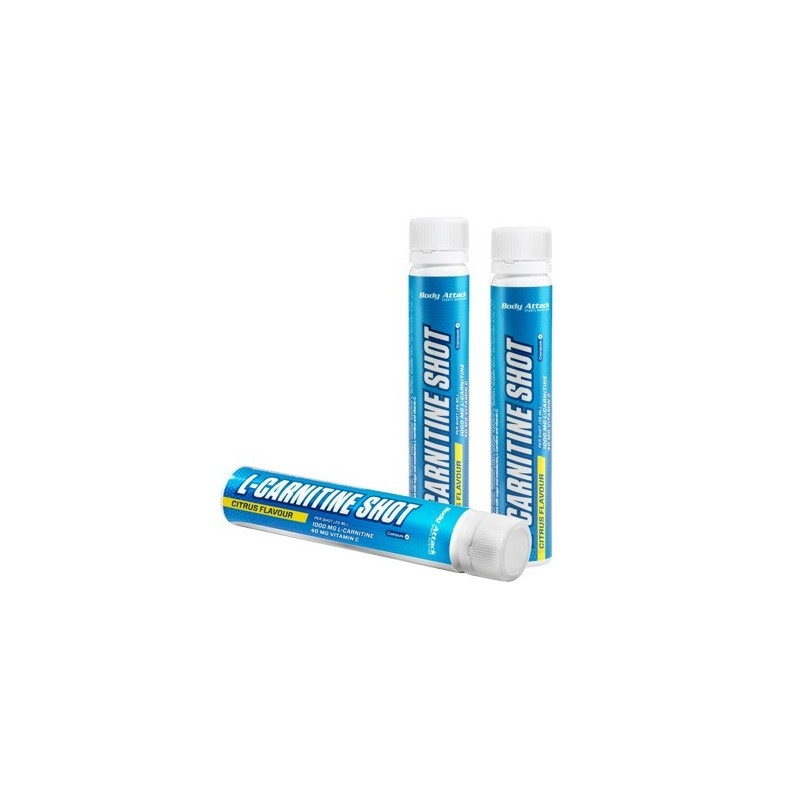 Body Attack L-Carnitine Shots 20x25ml - Citrus Body Attack L-Carnitine Shots 20x25ml - Citrus
