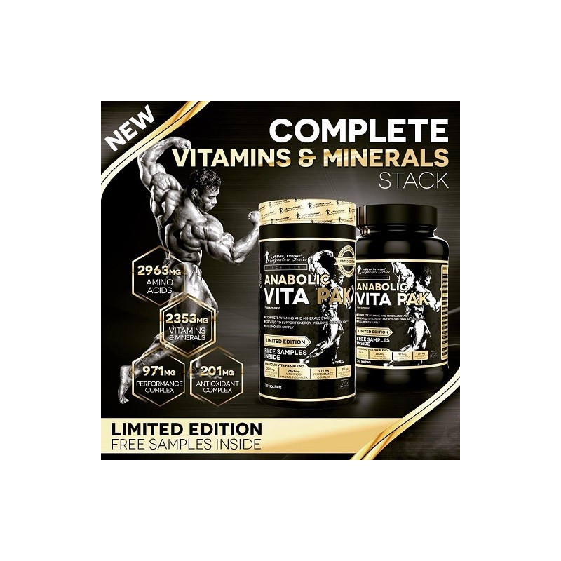 Kevin Levrone Anabolic VITA PAK - 30 Portionen Kevin Levrone Anabolic VITA PAK - 30 Portionen